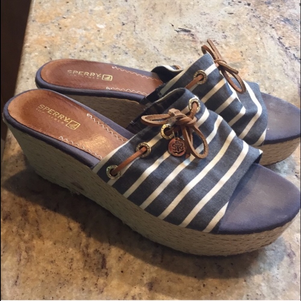 Sperry Navy Wedge